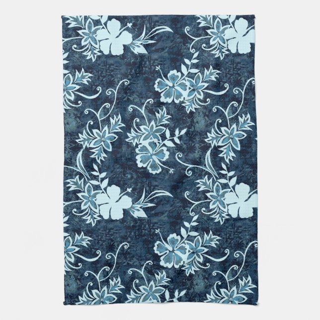 Serviette de cuisine Waimanalo Hawaiian Hibiscus (Vertical)