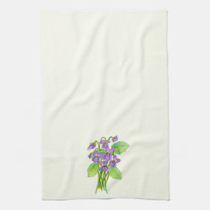 Serviette de cuisine Wild Violets