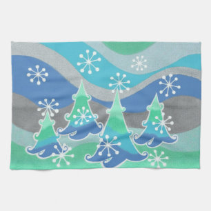 Serviette de cuisine Winter Trees
