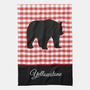 Serviette de cuisine Yellowstone Ours