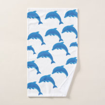 Serviette de dauphins par diamants2858