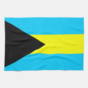 serviette de drapeau de pays des Bahamas