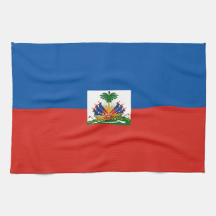 serviette de drapeau de pays du Haïti