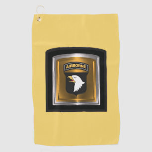 Serviette De Golf 101e division aéroportée « Screaming Eagles »