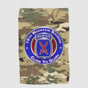 Serviette De Golf 10e division de montagne  