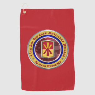Serviette De Golf 11e brigade d'artillerie de défense aérienne