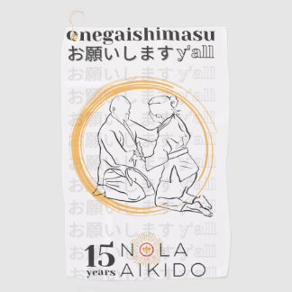 Serviette De Golf 15 Anniversaire Golf Towel NOLA Aikido