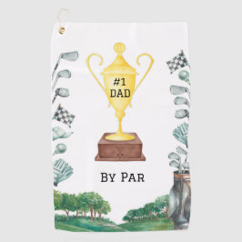 Serviette De Golf #1 Papa by Par Golf Towel