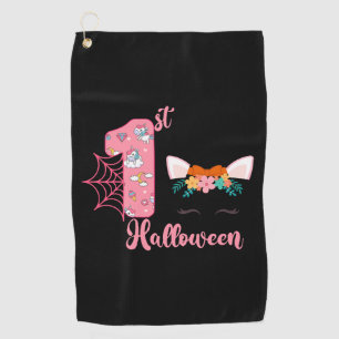 Serviette De Golf 1er Halloween Anniversaire Halloween Automne
