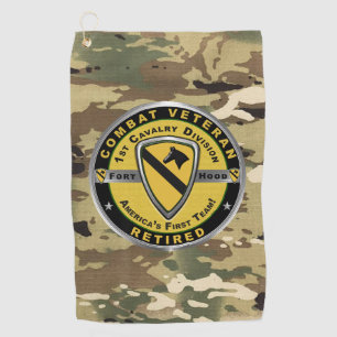 Serviette De Golf 1re division de cavalerie