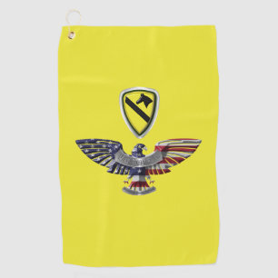 Serviette De Golf 1re Division de Cavalerie « First Team » Aigle