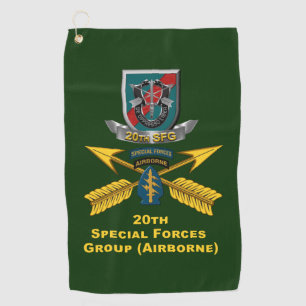 Serviette De Golf 20e Groupe des forces spéciales
