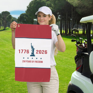 Serviette De Golf 250 ans de liberté Statue de la Liberté 1776 202