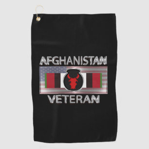 Serviette De Golf 34e division d'infanterie Afghanistan Vétérinaire