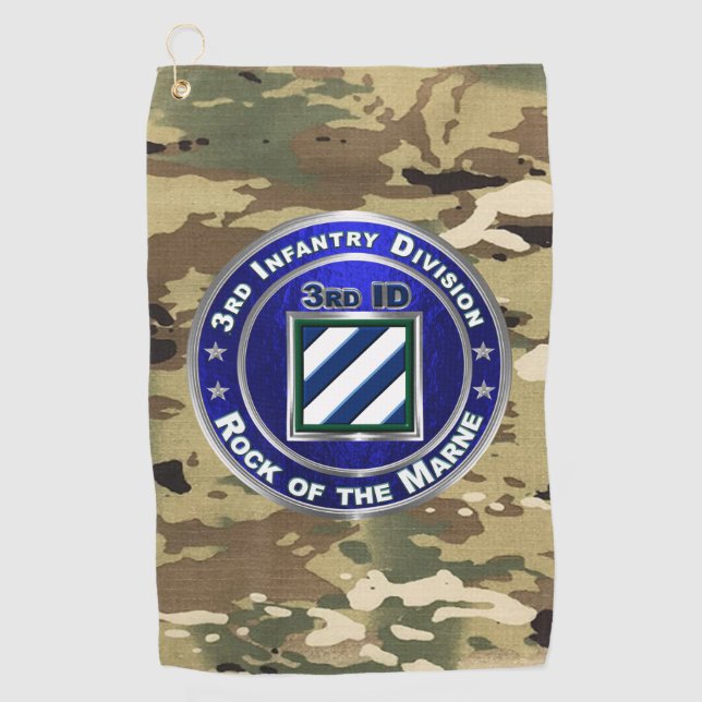 Serviette De Golf 3e division d'infanterie  (Devant)