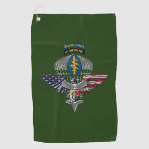 Serviette De Golf 3e Groupe d'opérations spéciales Aigle aéroporté