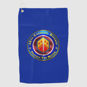Serviette De Golf 48e brigade chimique "Proven In Battle"