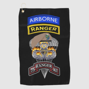 Serviette De Golf 75e régiment de rangers « Sua Sponte »