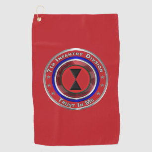 Serviette De Golf 7e division d'infanterie 