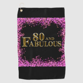 Serviette De Golf 80e anniversaire