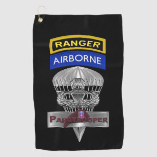 Serviette De Golf 82e division aéroportée Airborne Ranger