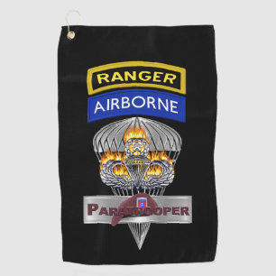 Serviette De Golf 82e division aéroportée Airborne Ranger