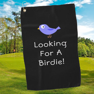 Serviette De Golf A La Recherche D'Un Oiseau Personnalisez L'Art Des