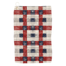 Serviette de golf à treillis Americana