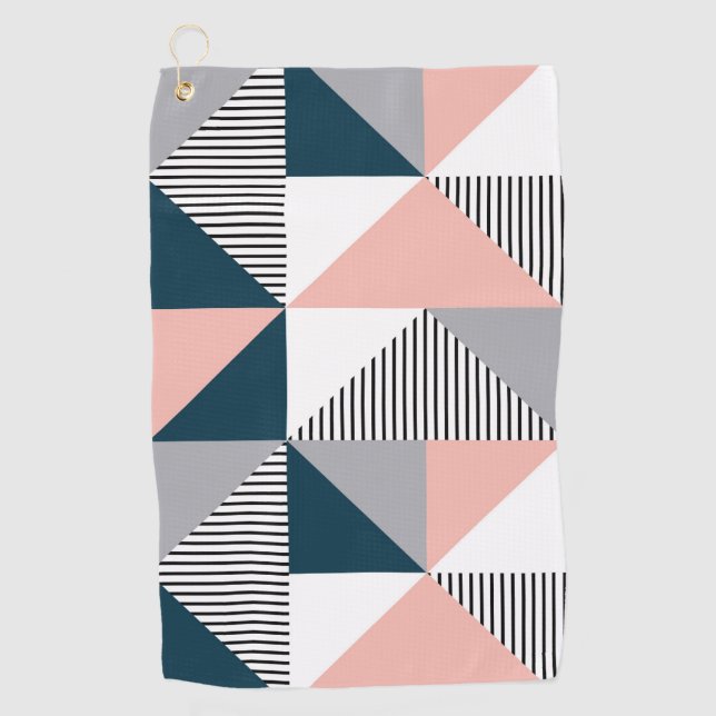 Serviette De Golf Abstract ful geometry (Devant)