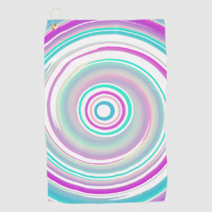 Serviette De Golf Abstrait torride coloré