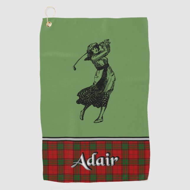 Serviette De Golf Adair Tartan Golf Towel Her (Devant)