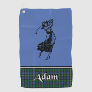 Serviette De Golf Adam Tartan Golf Towel Her
