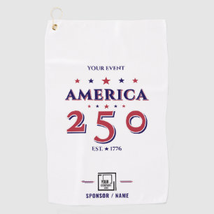 Serviette De Golf America 250 Patriotic Corporate Logo 2026 Golfer