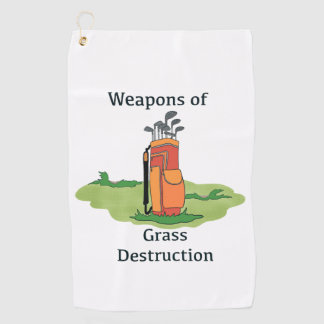 Serviette de golf amusante