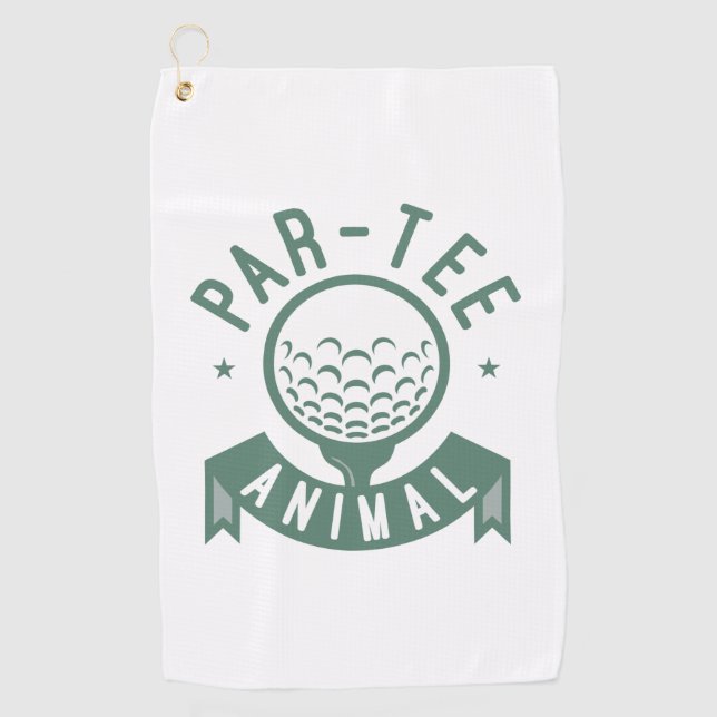 Serviette De Golf Animal Par-Tee (Devant)