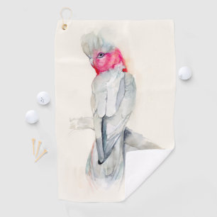 Serviette De Golf Aquarelle de Cockatoo