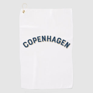 Serviette De Golf Arc Vintage de Copenhague, Danemark