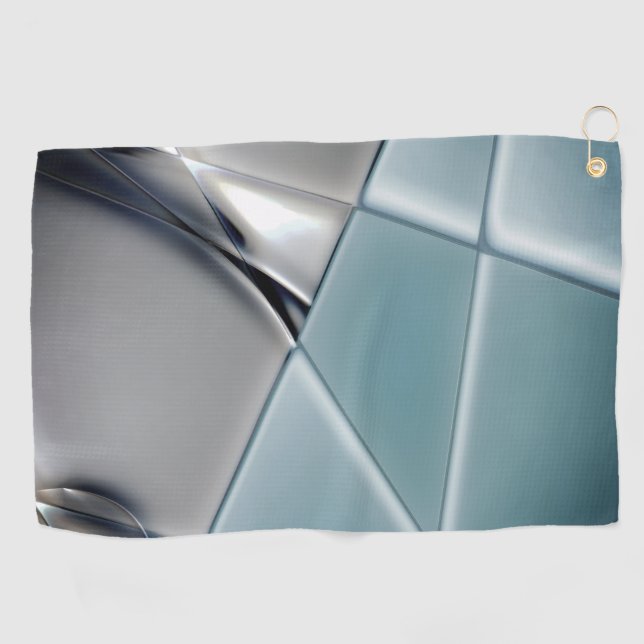 Serviette De Golf Arrière - plan changeable de trapézoïdes rectangle (Horizontal)