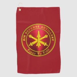 Serviette De Golf Artillerie de défense aérienne ADA