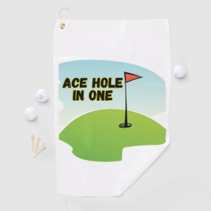 Serviette De Golf As personnelisé Ace trou en un coup
