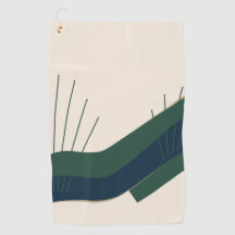 Serviette de golf Atlantic Dunes Côtière Navy 16x2