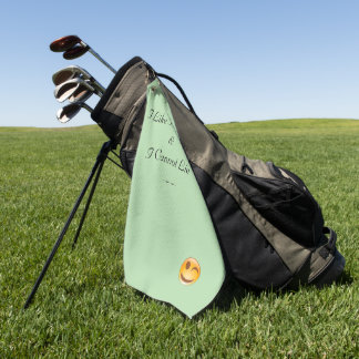 Serviette de golf avec citation amusante