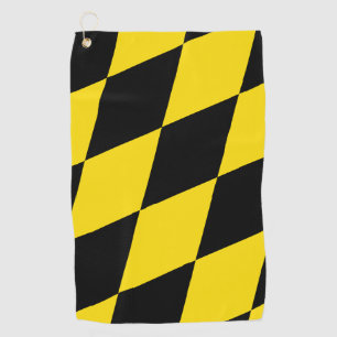 Serviette de golf avec drapeau de Munich