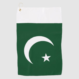 Serviette de golf avec drapeau du Pakistan