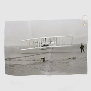 Serviette De Golf Avion des Frères Wright Premier Vol en Avion Aviat