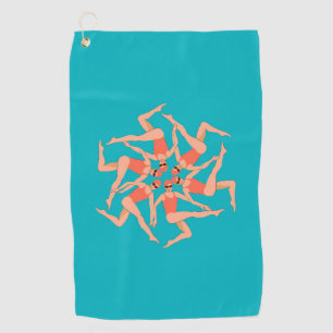 Serviette De Golf Baigneurs - Chorégraphie de natation synchronisée