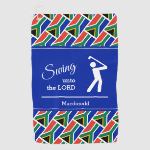 Serviette De Golf Balançoire Personnalisée Vers le Seigneur DRApeau