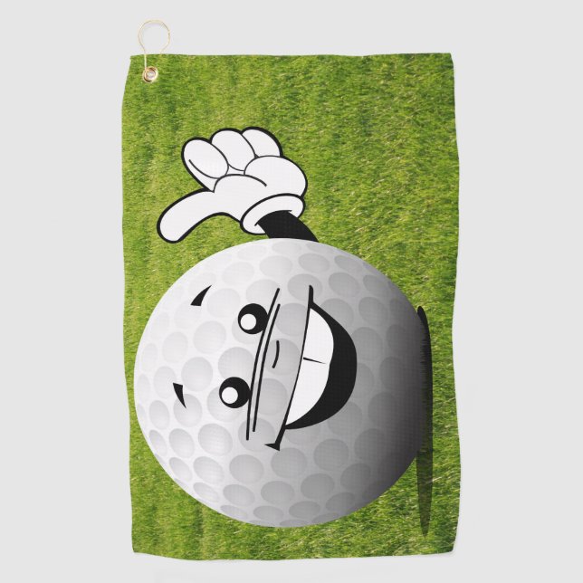 Serviette De Golf Balle de golf (Devant)