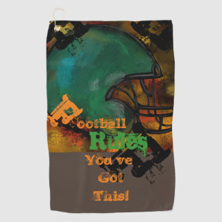 SERVIETTE DE GOLF BALLON DE FOOT AMÉRICAIN