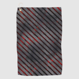 Serviette De Golf Bandes croisées grises ou rubans carbone ? Fonds r